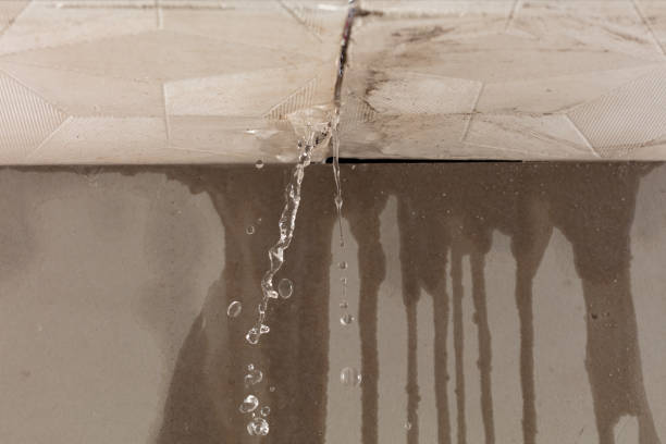 Professional Water Extraction technician working in Baldwin Place, NY